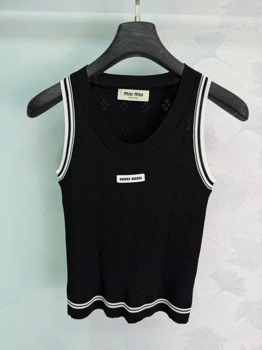 26SS NEW Hollow knitted vest