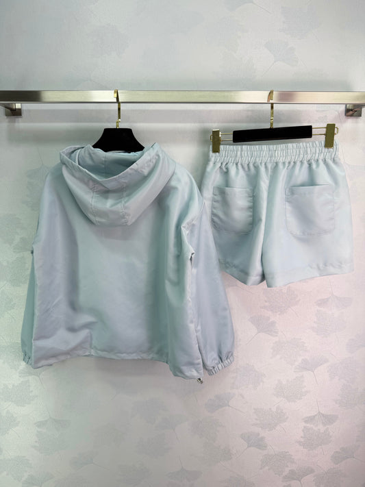 26SS NEW Thin nylon sun protection casual hooded suit