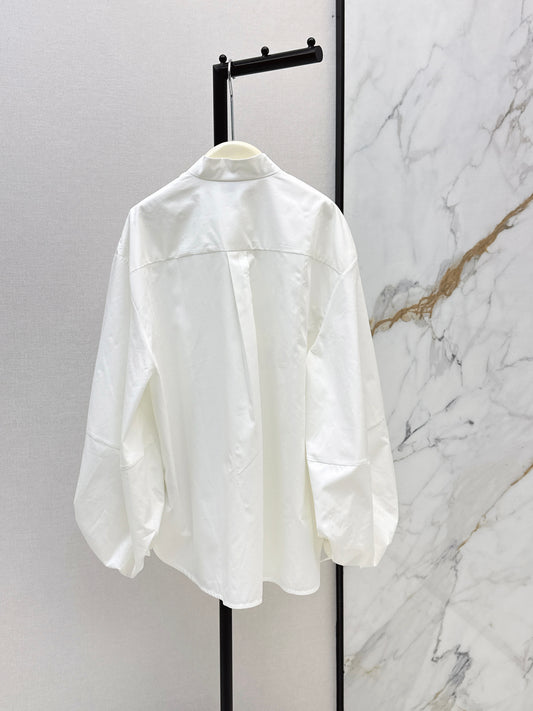 26SS NEW bird patch cotton shirt