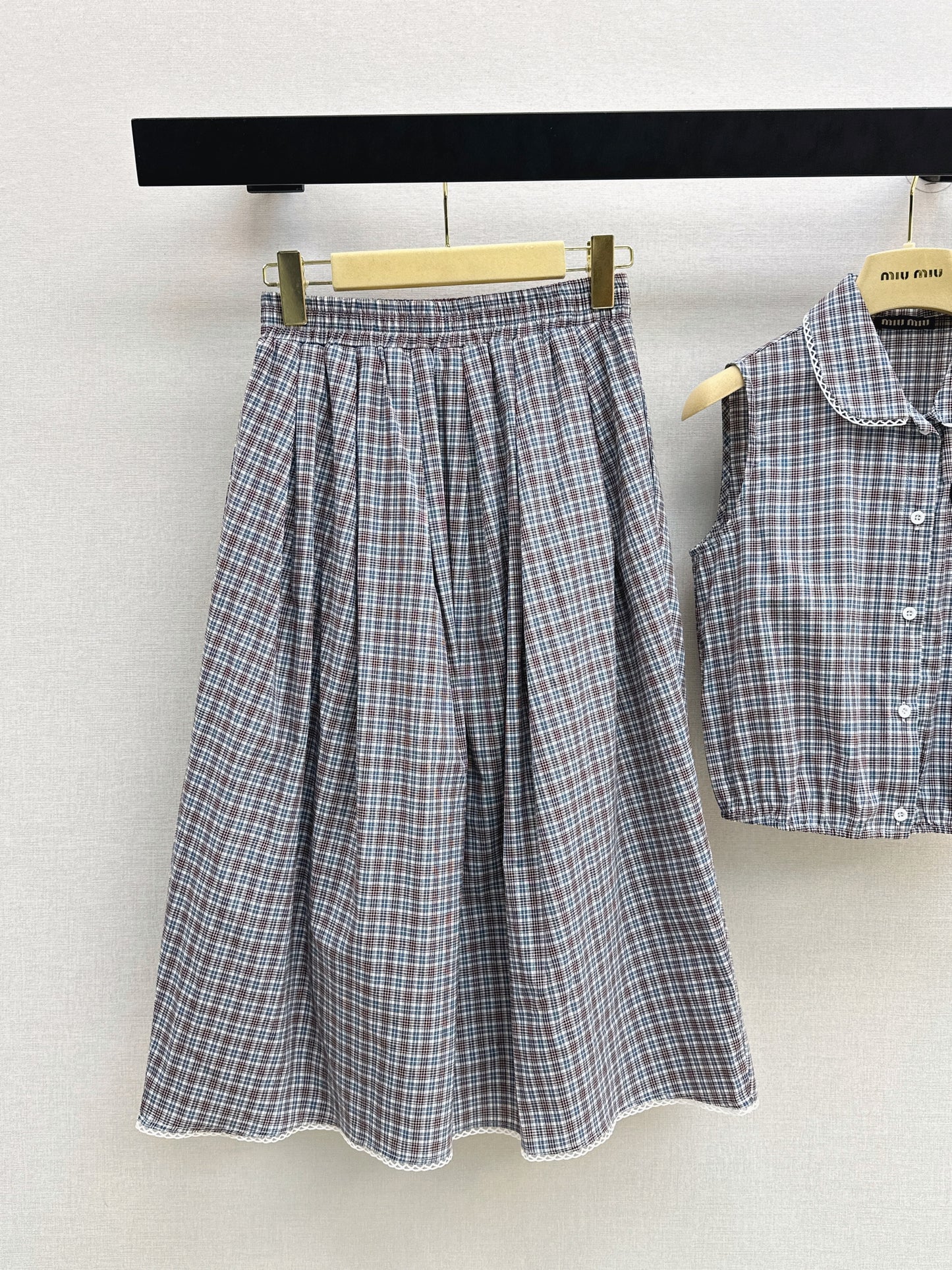 26SS NEW age-reducing plaid suit