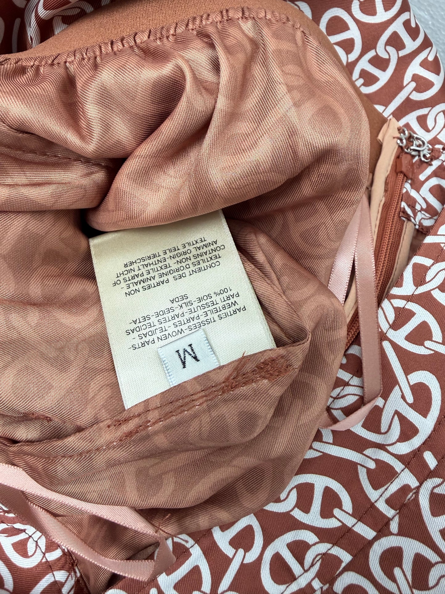 26SS NEW silk pig nose print wide leg pants