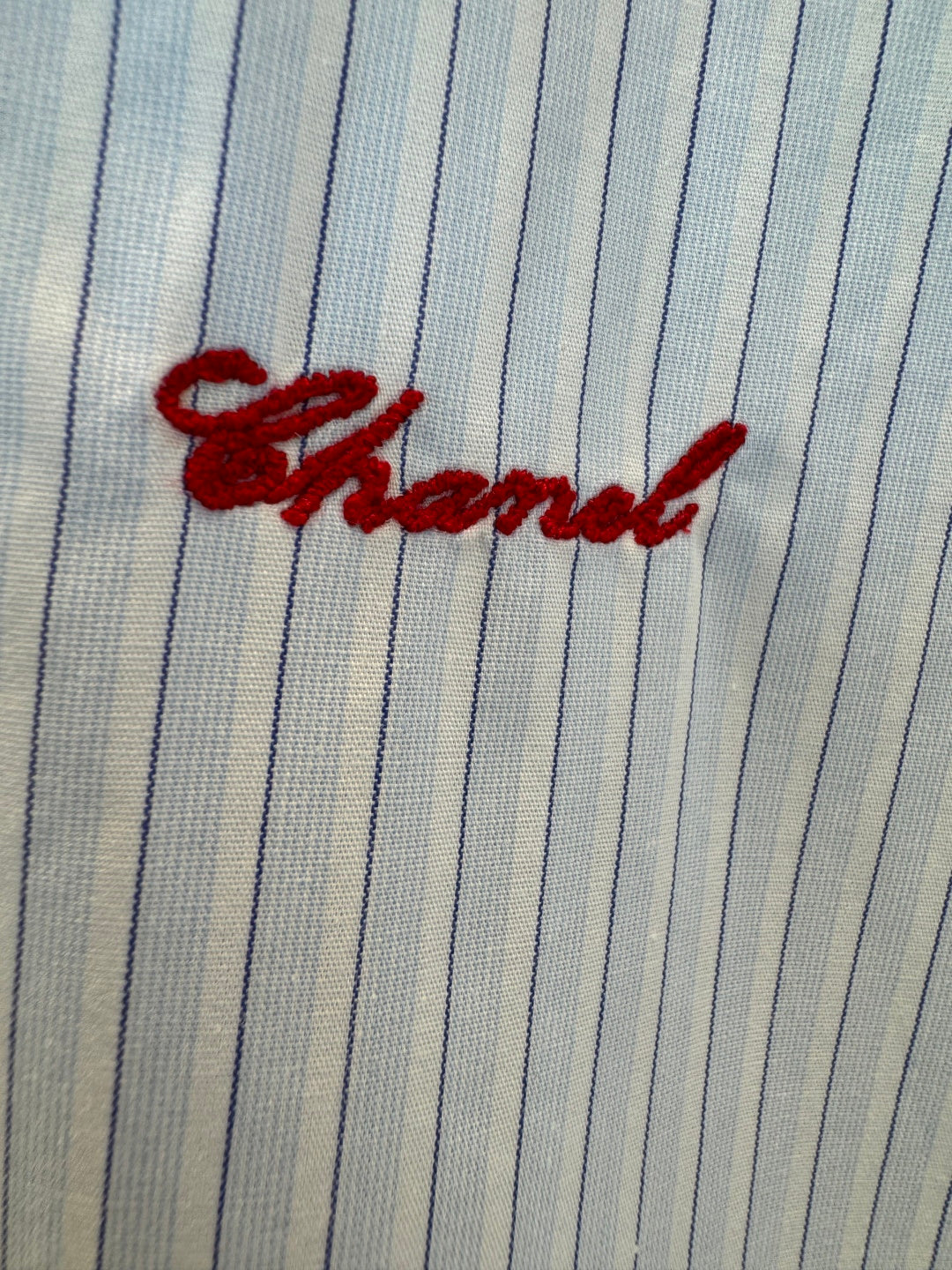 🔥Highest Quality🔥26SS NEW blue and white vertical striped swallowtail lapel shirt