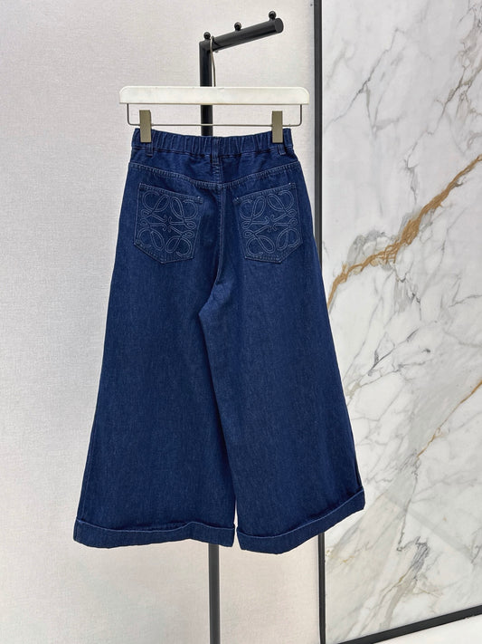 26SS NEW Original color vintage washed cropped jeans