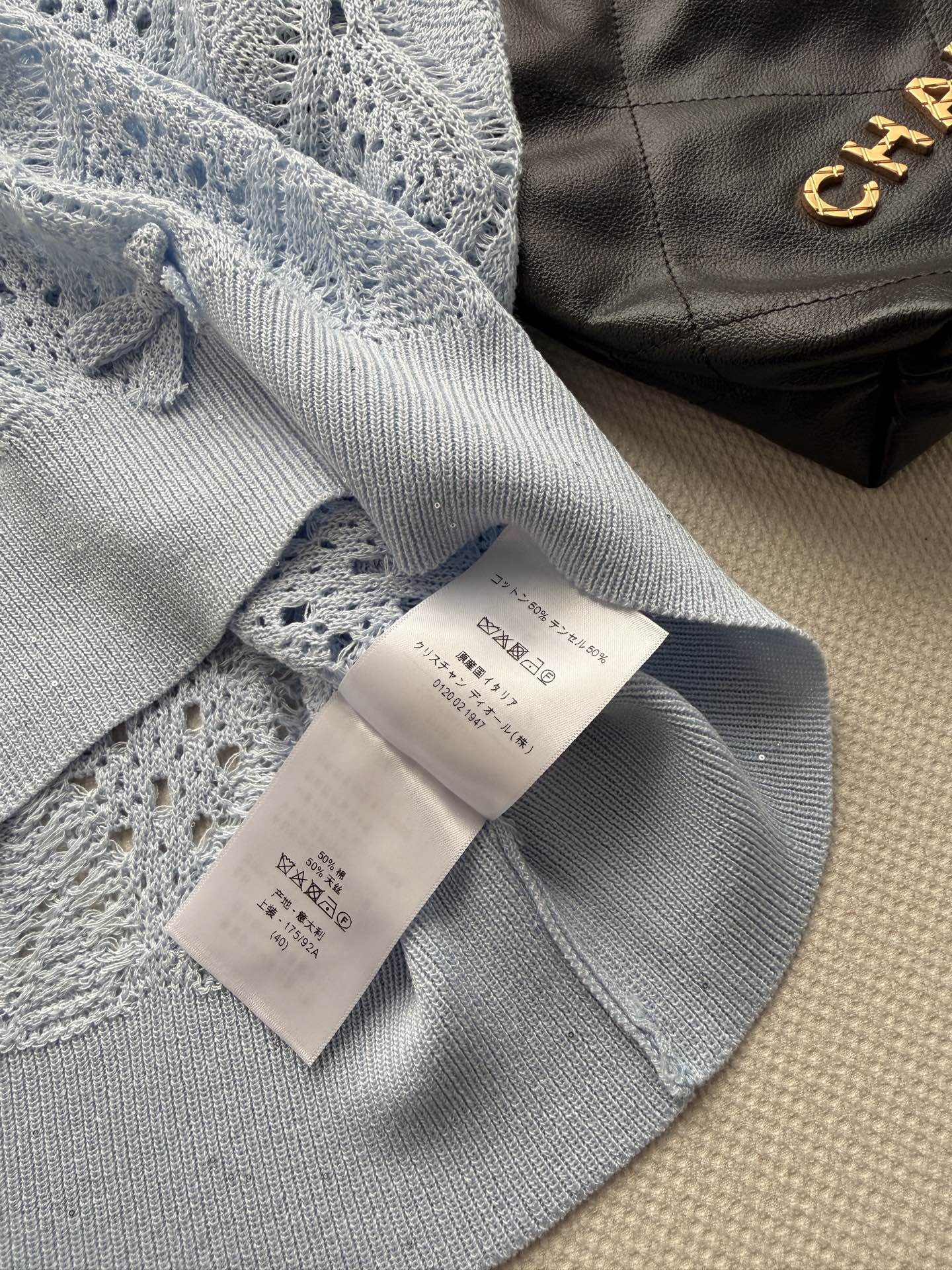 26SS NEW Hollow Knitted Short Sleeve