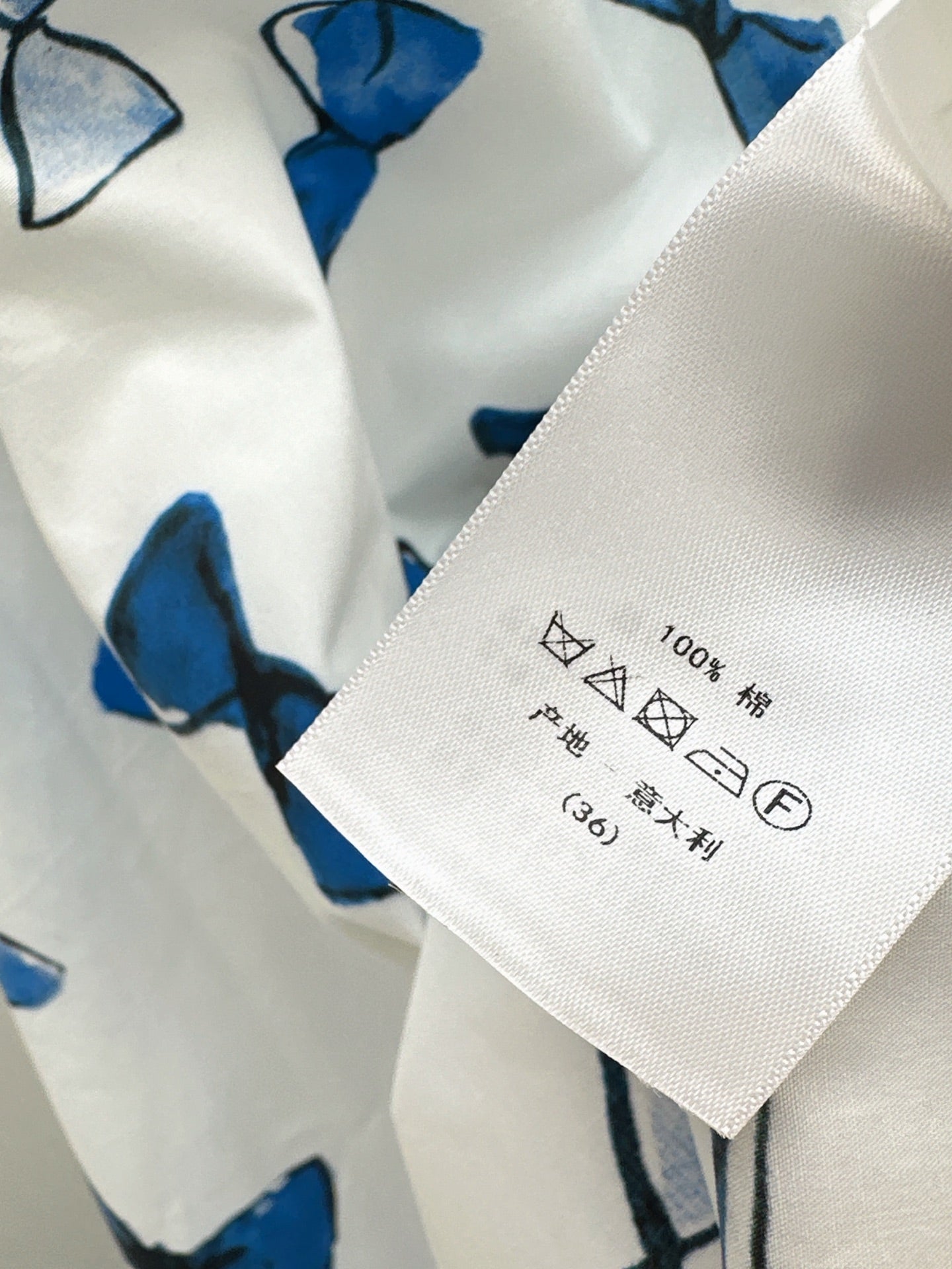 26SS NEW Vacation Series Bow Printed Half Skirt