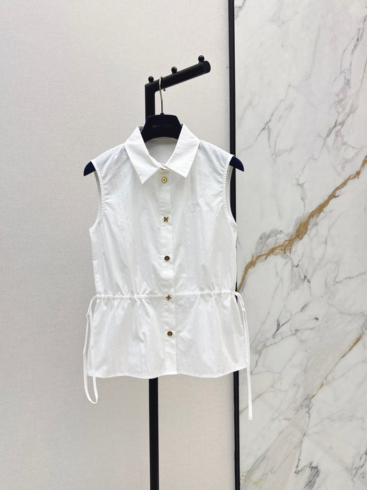 26SS NEW Sleeveless Collared Shirt🩵