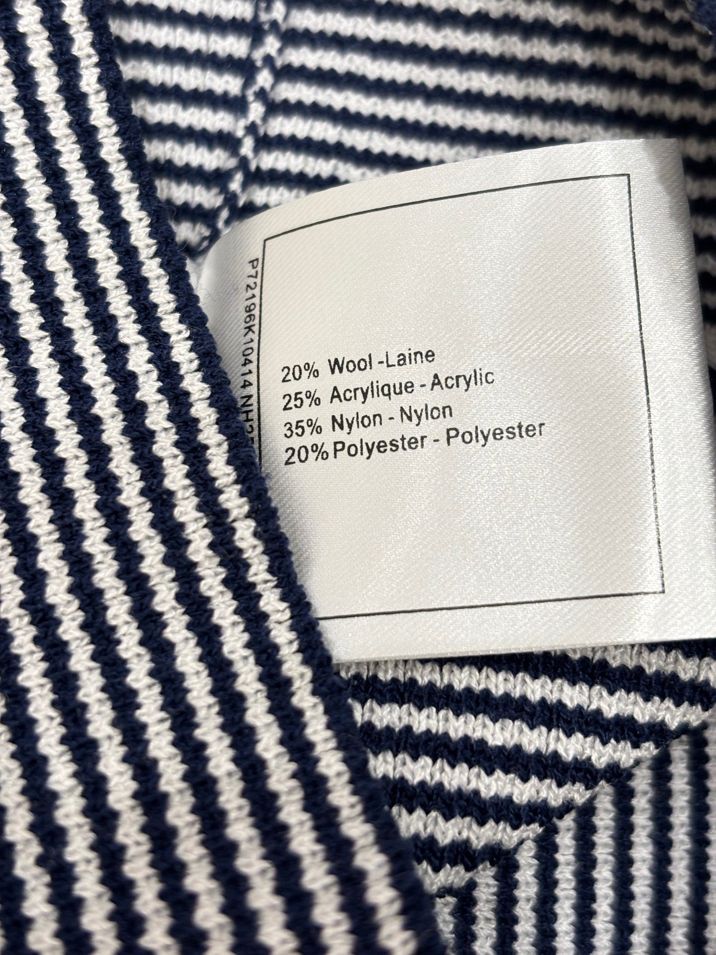 26SS NEW Crew Neck Casual Knit Short-Sleeve with 3D Logo and Striped Design