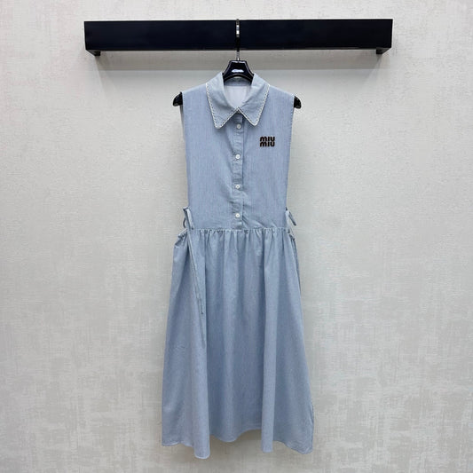 26SS NEW Collared Off-the-Waist Dress