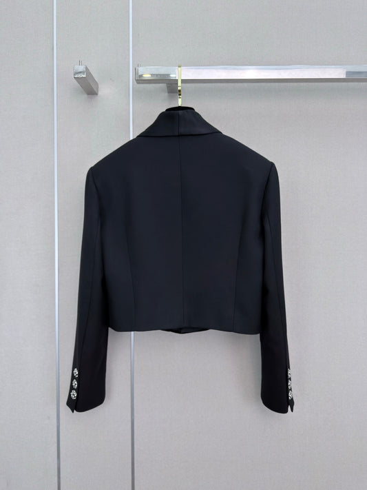 26FW New Acetate Lapel Blazer