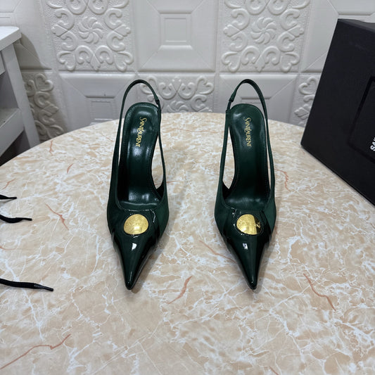 26FW New YSL Logo High Heels 👠(height: 10.5cm)
