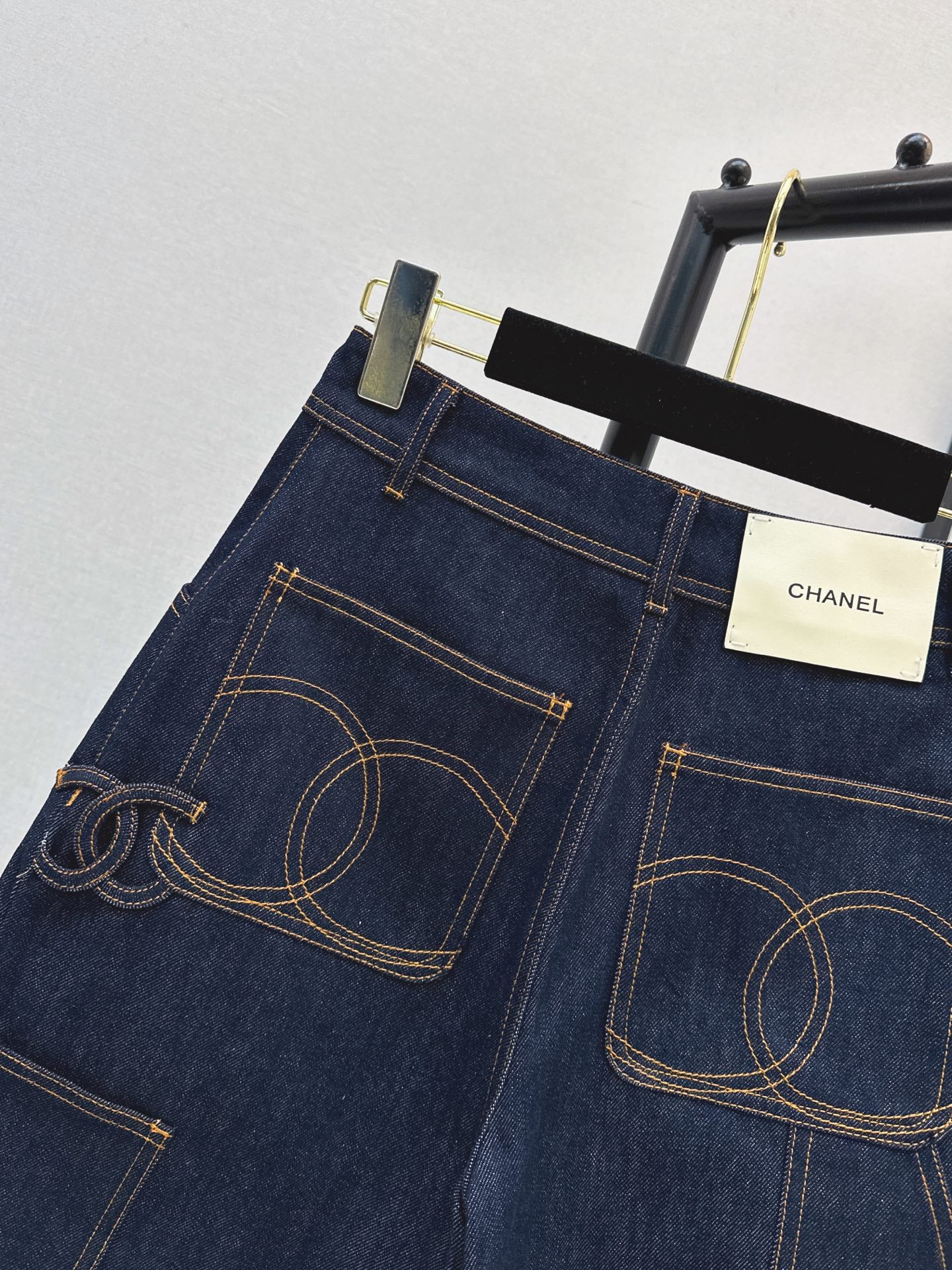 🔥Highest Quality🔥26FW New "Coco Girl" Style: Denim Bermuda Shorts 🖤