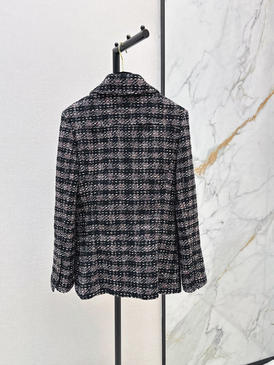 🔥Highest Quality🔥26FW New Mid-Length Tweed Jacket 🖤