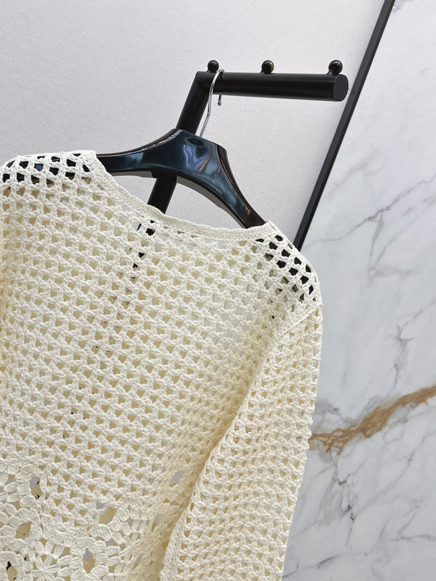 🔥Highest Quality🔥26FW New Cut-out Crochet Knit Cardigan 🖤