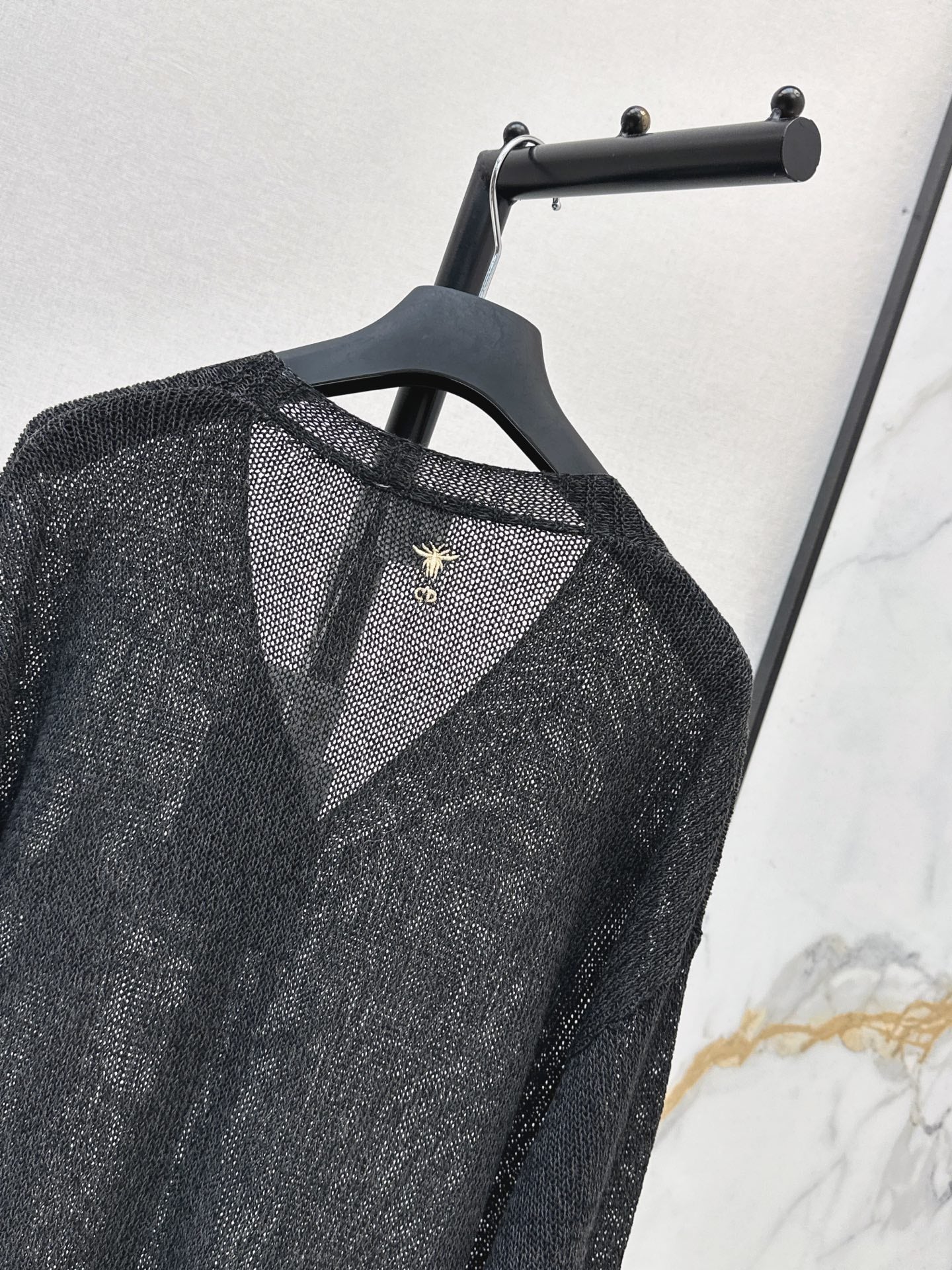26FW New V-neck Cardigan with Jacquard Star Pattern 🤍