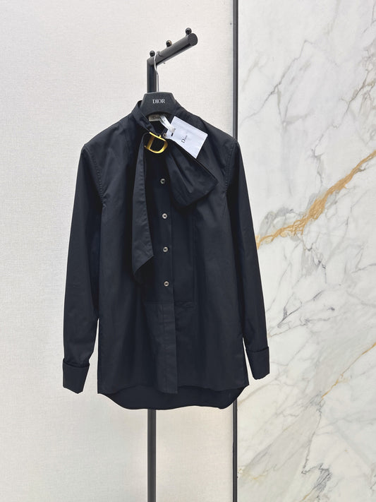 26FW New Shirt with Ribbon Detail 🖤