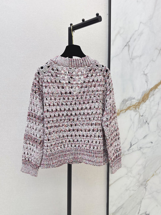 26FW New Cardigan with Cut-out Details & Speckled Knit 🤍