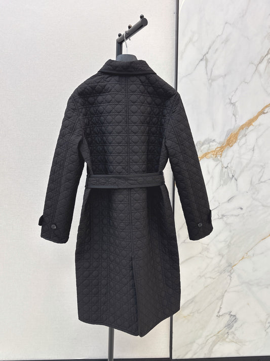 26FW New Plaid Mid-Length Padded Jacket 🖤