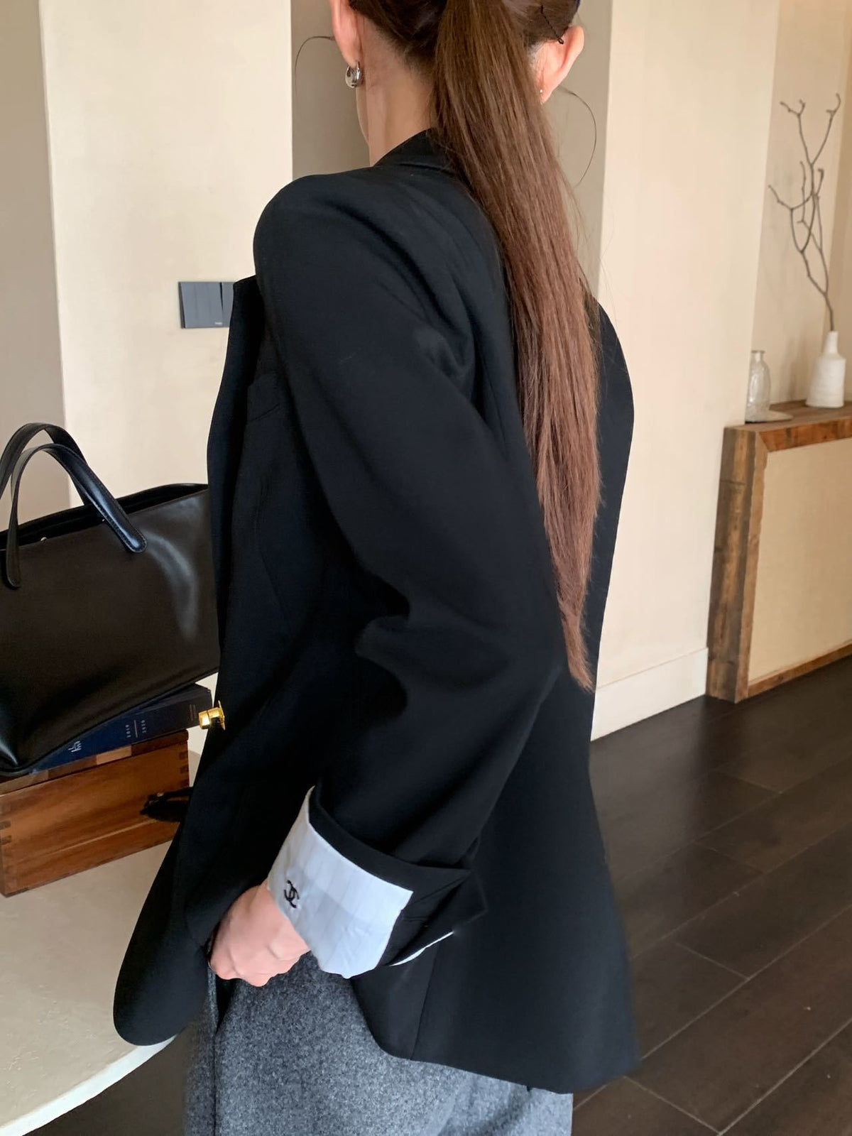 26FW New Blazer with Twisted Double-C Clasp 🤎