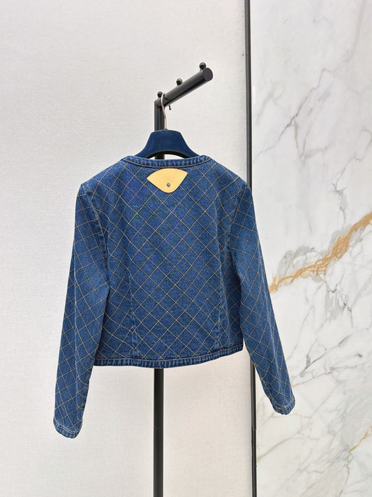 26FW New Diamond-Pattern Denim Jacket 🩵