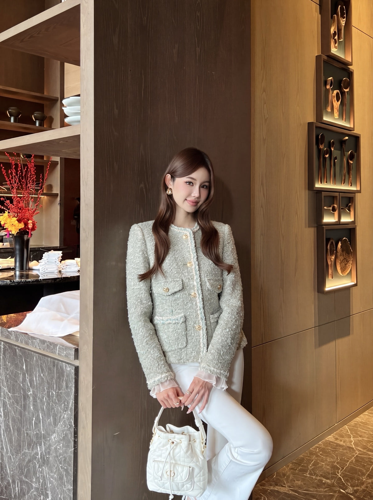 🔥Highest Quality🔥26FW New Crew-Neck Knit Jacket 🤍