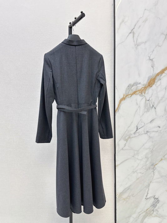 26FW New Long Dress with Ribbon Detail 🖤
