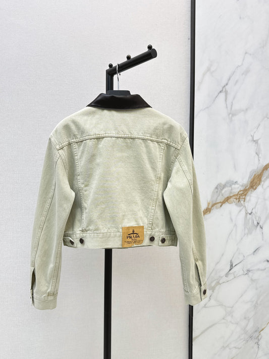 26FW New Distressed Cropped Denim Jacket 🤍