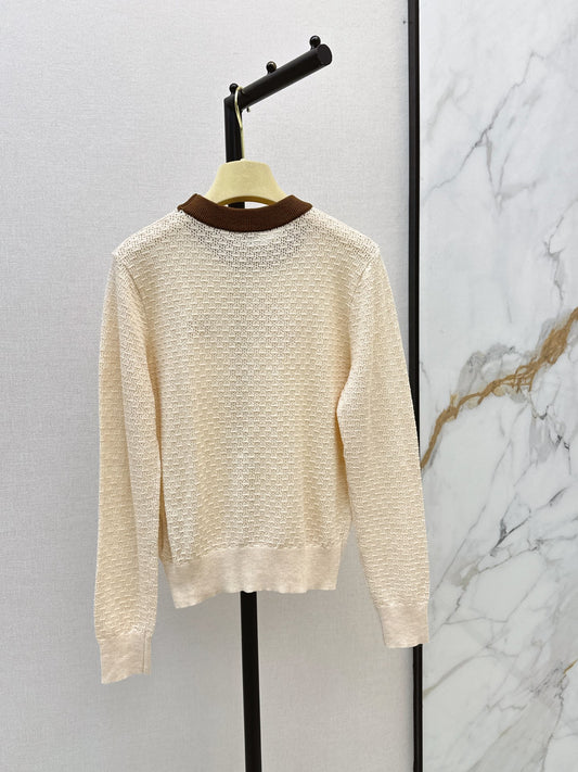 26FW New Trimmed Crew-Neck Sweater 🖤