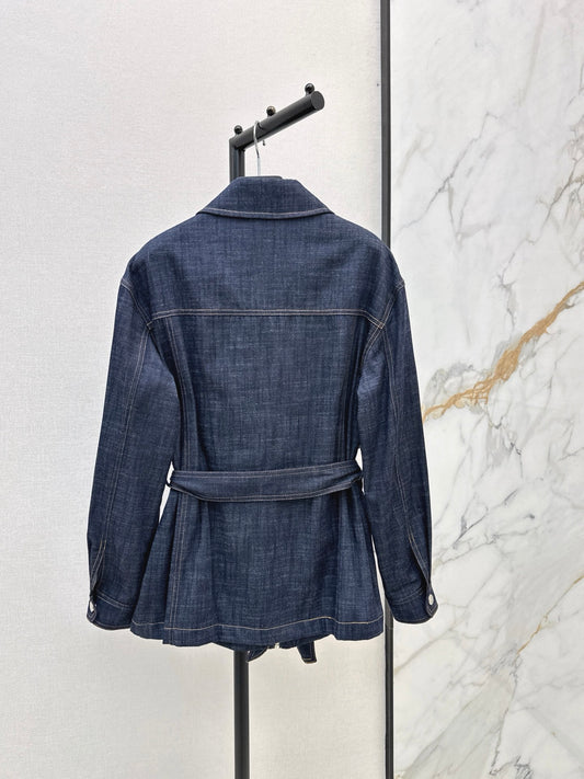 26FW New Denim Jacket with Leather Pocket Detail 🖤