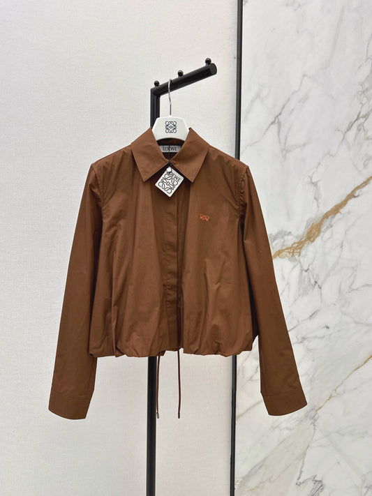 26FW New Balloon-Sleeve Shirt with Bud-Style Detail 🤍🤎💙