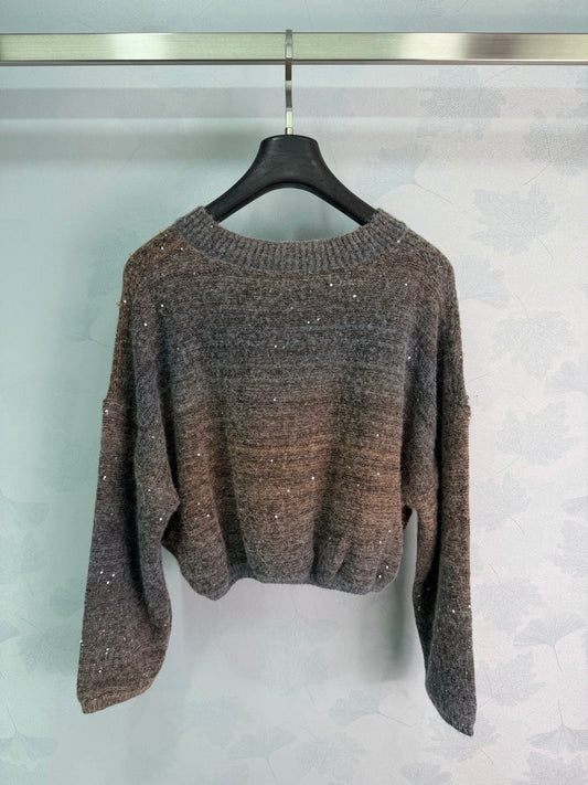 26FW New V-Neck Long-Sleeve Knit Sweater