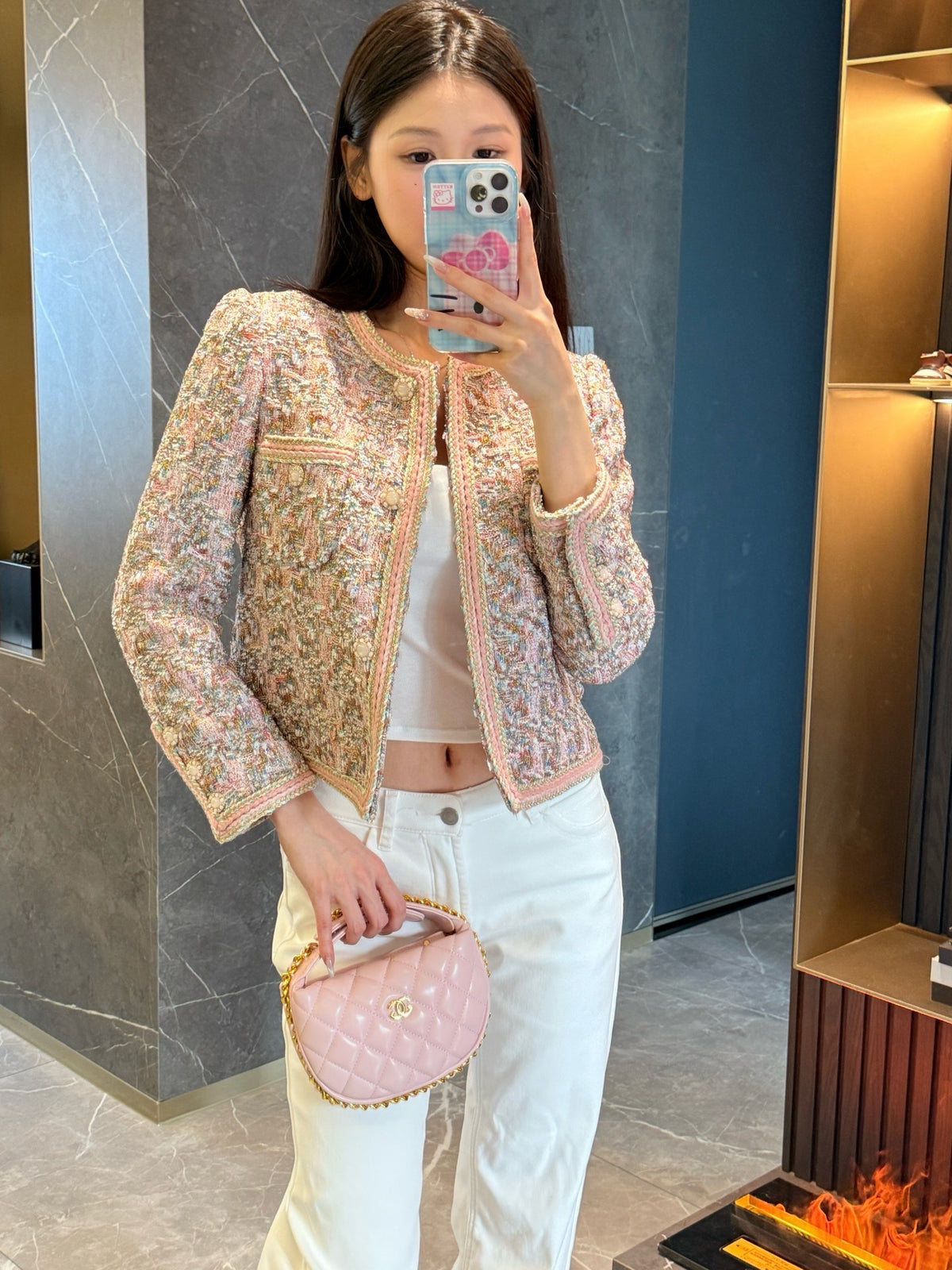 ❤️🔥Limited edition❤️🔥26FW New Trimmed Jacket 🩷