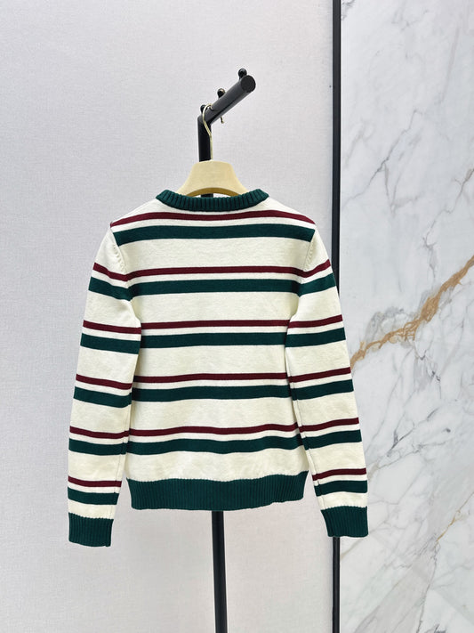 26FW New Striped Crew-Neck Cardigan 🤍