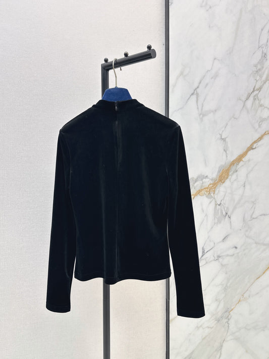 26FW New Velvet Long-Sleeve Base-Layer Sweater 🖤