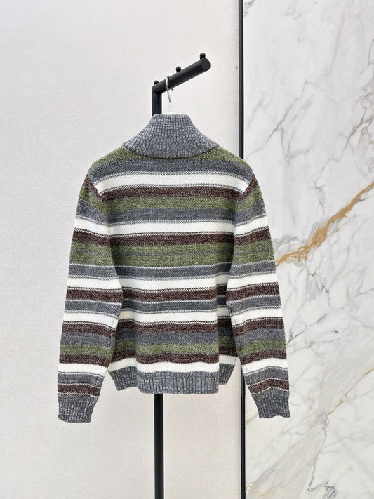 26FW New Color-Block Striped Cardigan 🤍