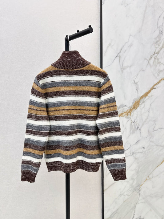 26FW New Color-Block Striped Cardigan 🤍