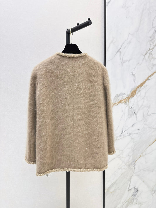 🔥Highest Quality🔥26FW New Cashmere-Trimmed Coat 🤎