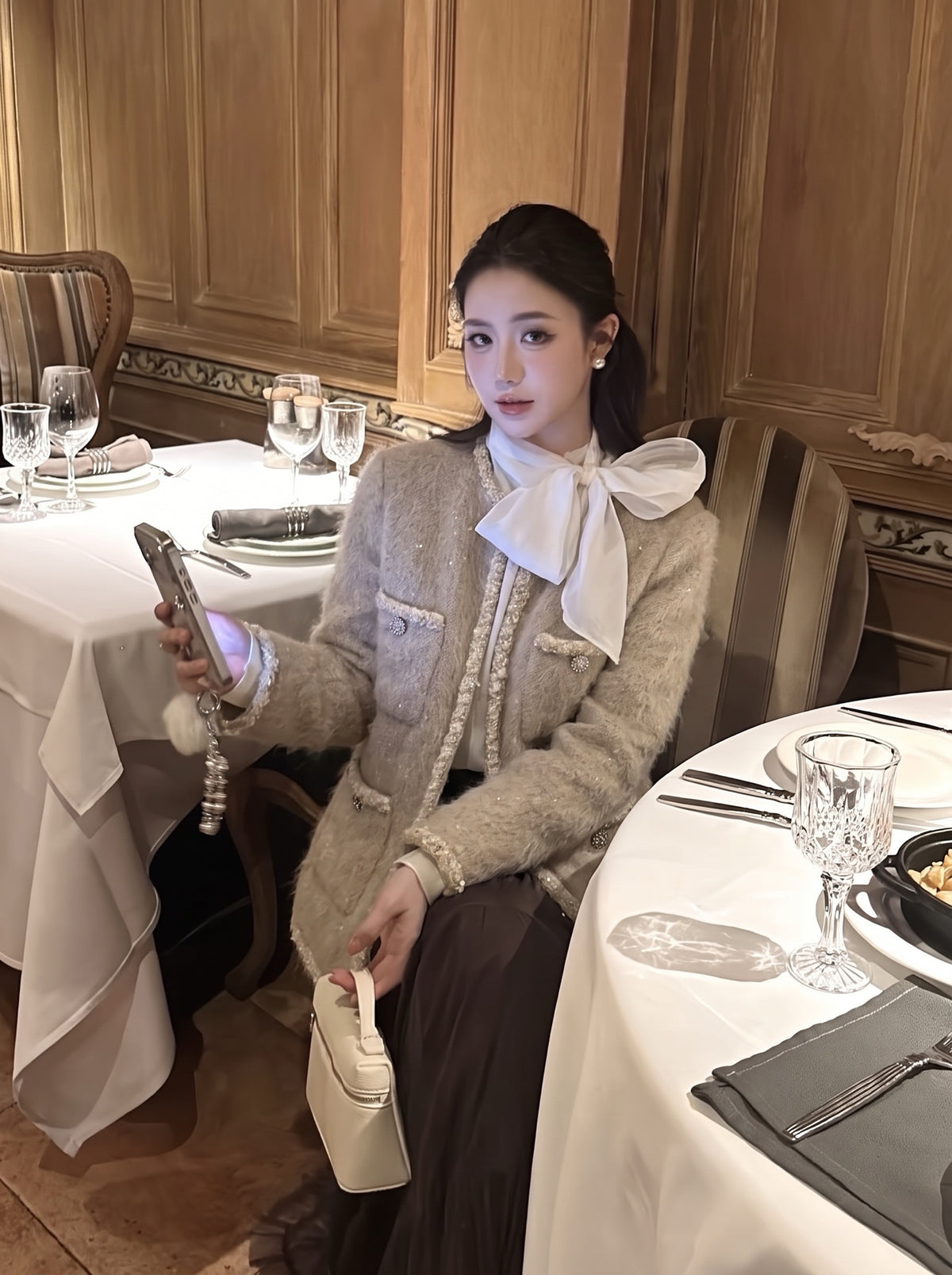 🔥Highest Quality🔥26FW New Cashmere-Trimmed Coat 🤎