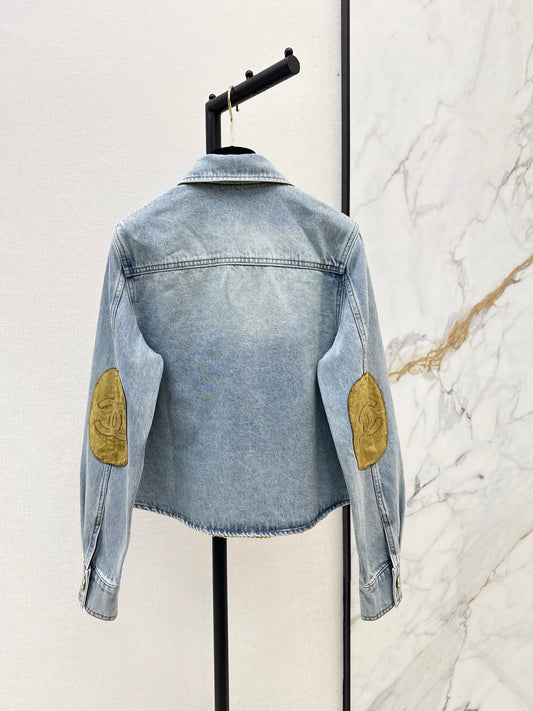 🔥Highest Quality🔥26FW New Suede-Paneled Cropped Shirt Jacket 🩵