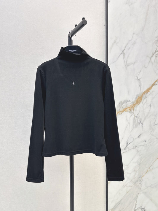 26FW New Embroidered Turtleneck Base Layer 🤍🖤