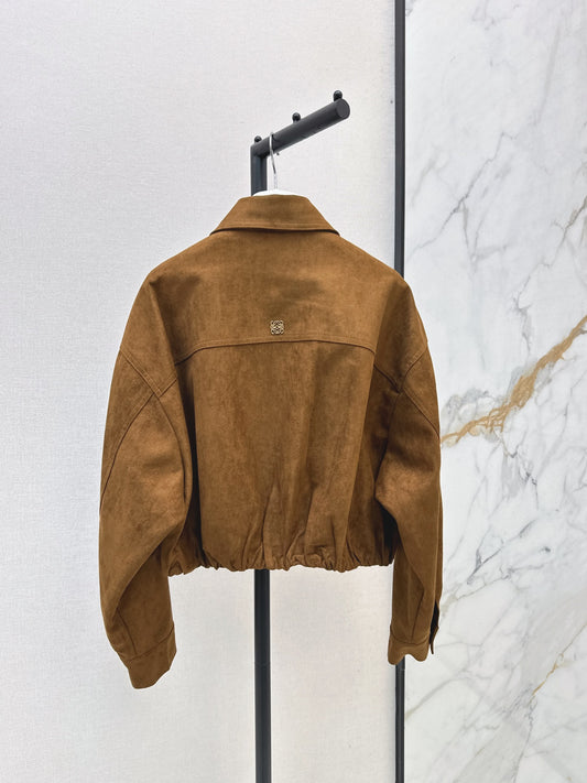 26FW New Faux Suede Cropped Jacket 🤎
