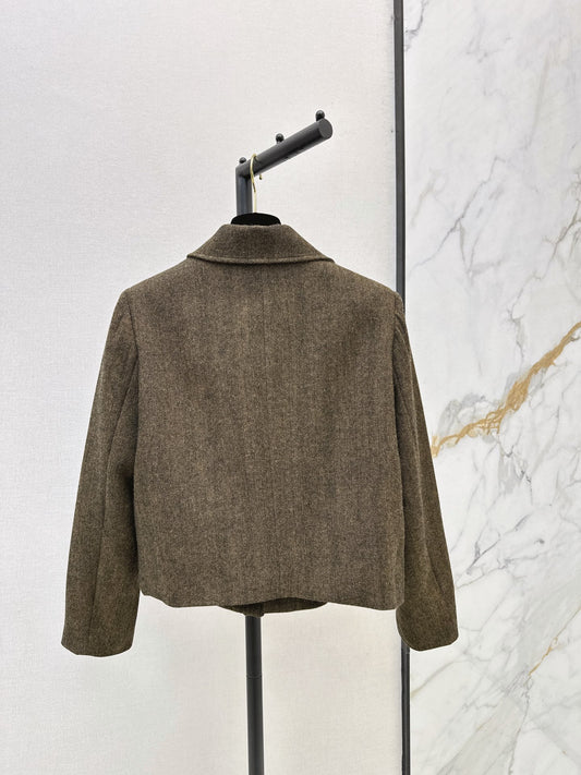 26FW New Collared Cropped Jacket 🤎
