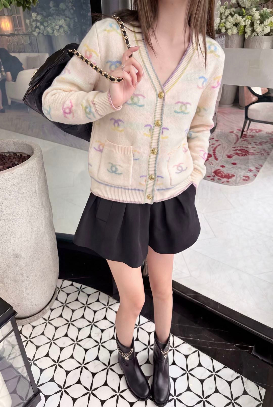 26FW New Logo Jacquard Cardigan 🤍