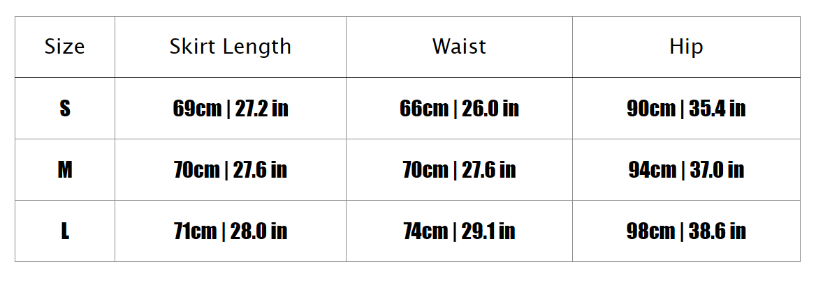 25FW  woven A-line skirt