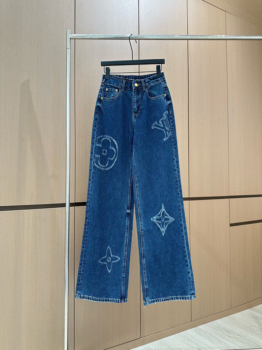2025 Monochrome Burnished Jeans
