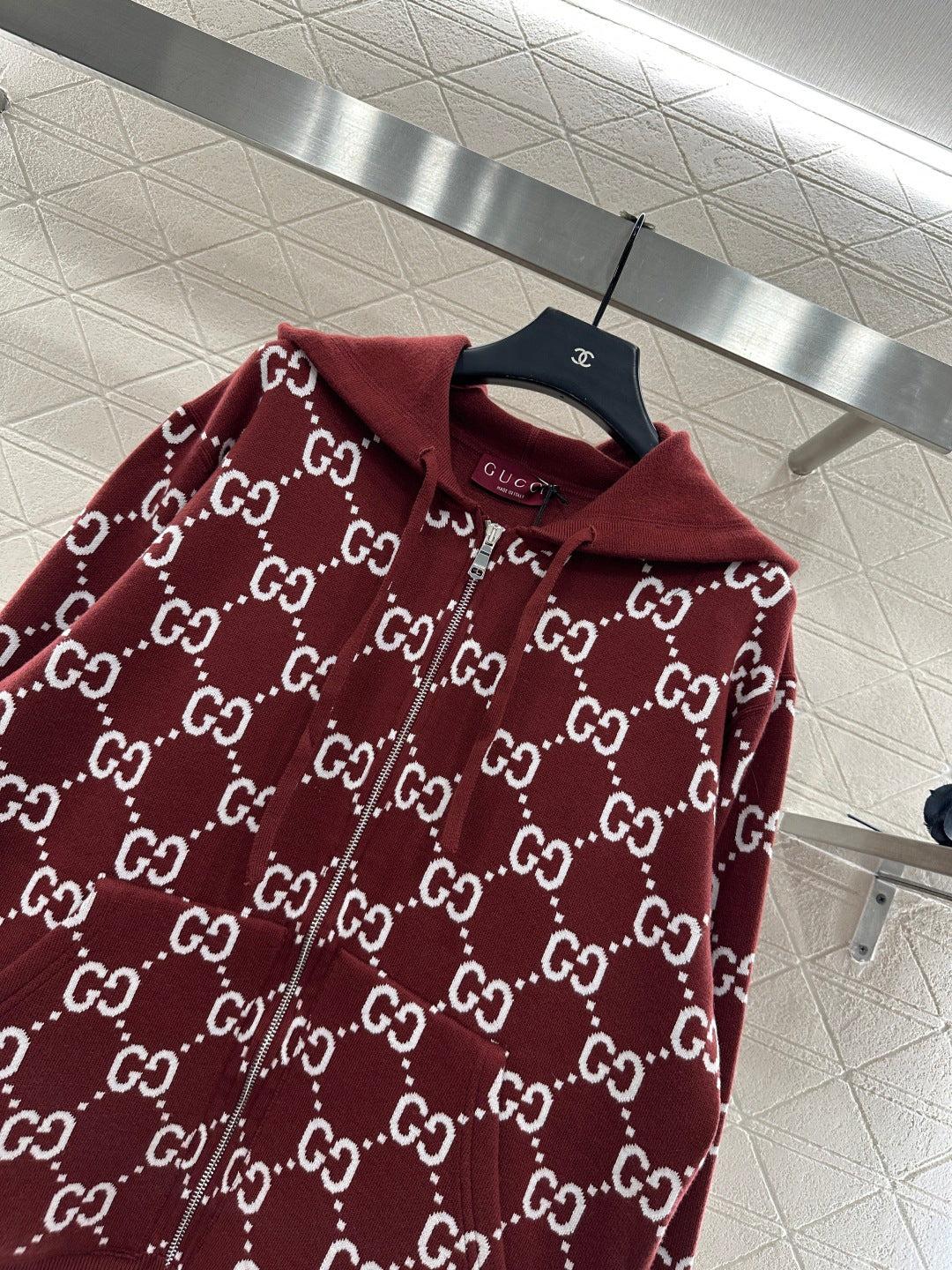 🎄Xmas🎄25FW New Reversible Knit Hooded Jacket