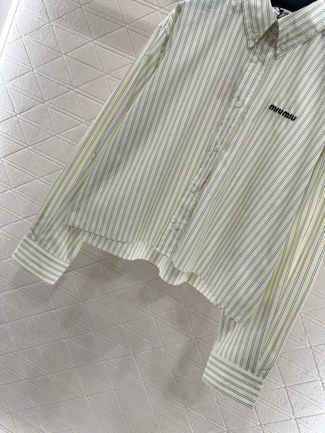 25FW New Short-sleeved striped blouse