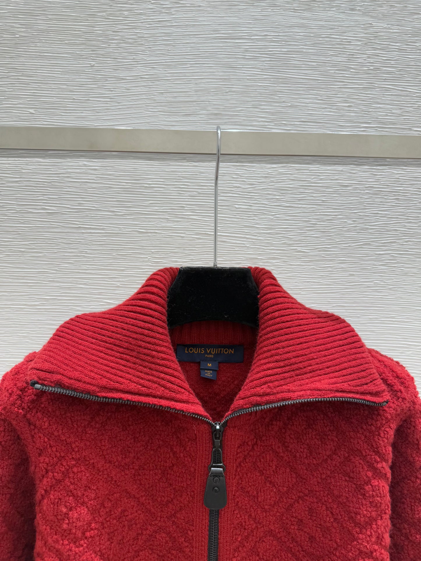 🎄Xmas🎄25FW New Red collared knit long-sleeved cardigan