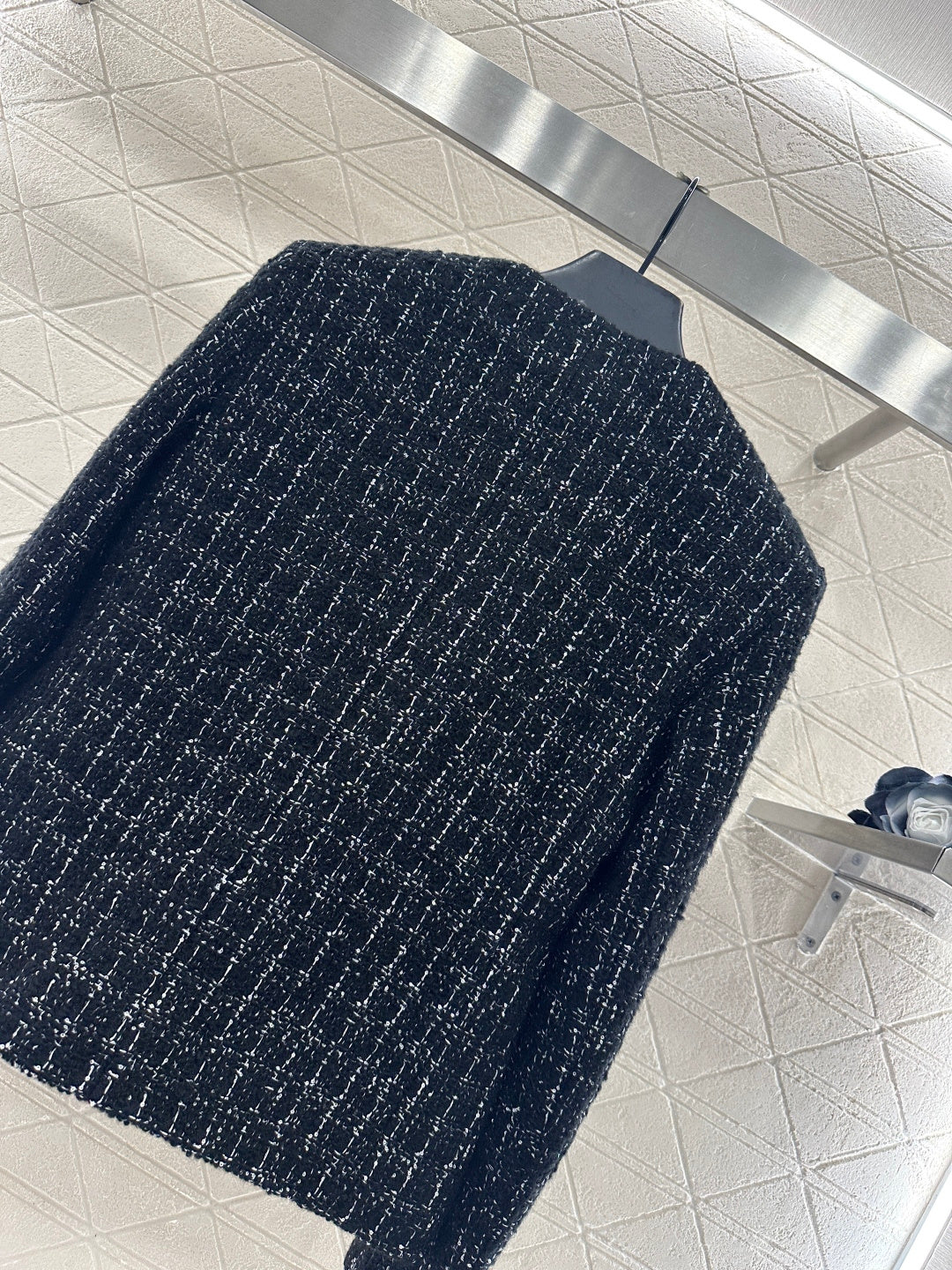 Woven Round Neck Dress Coat