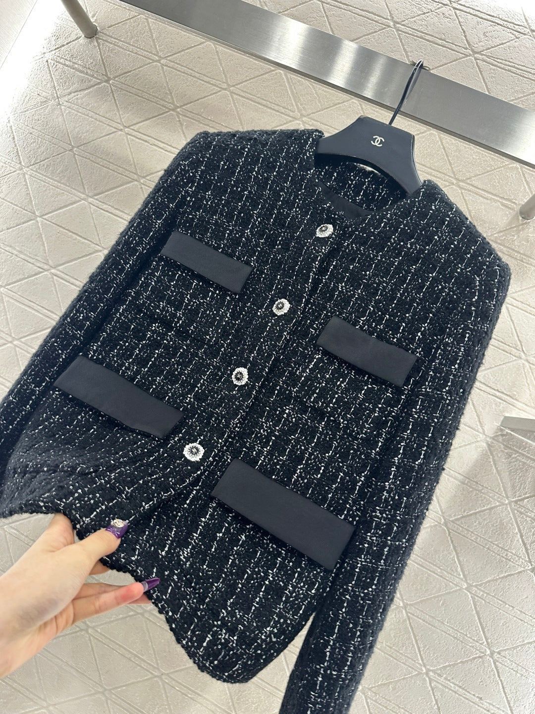 Woven Round Neck Dress Coat