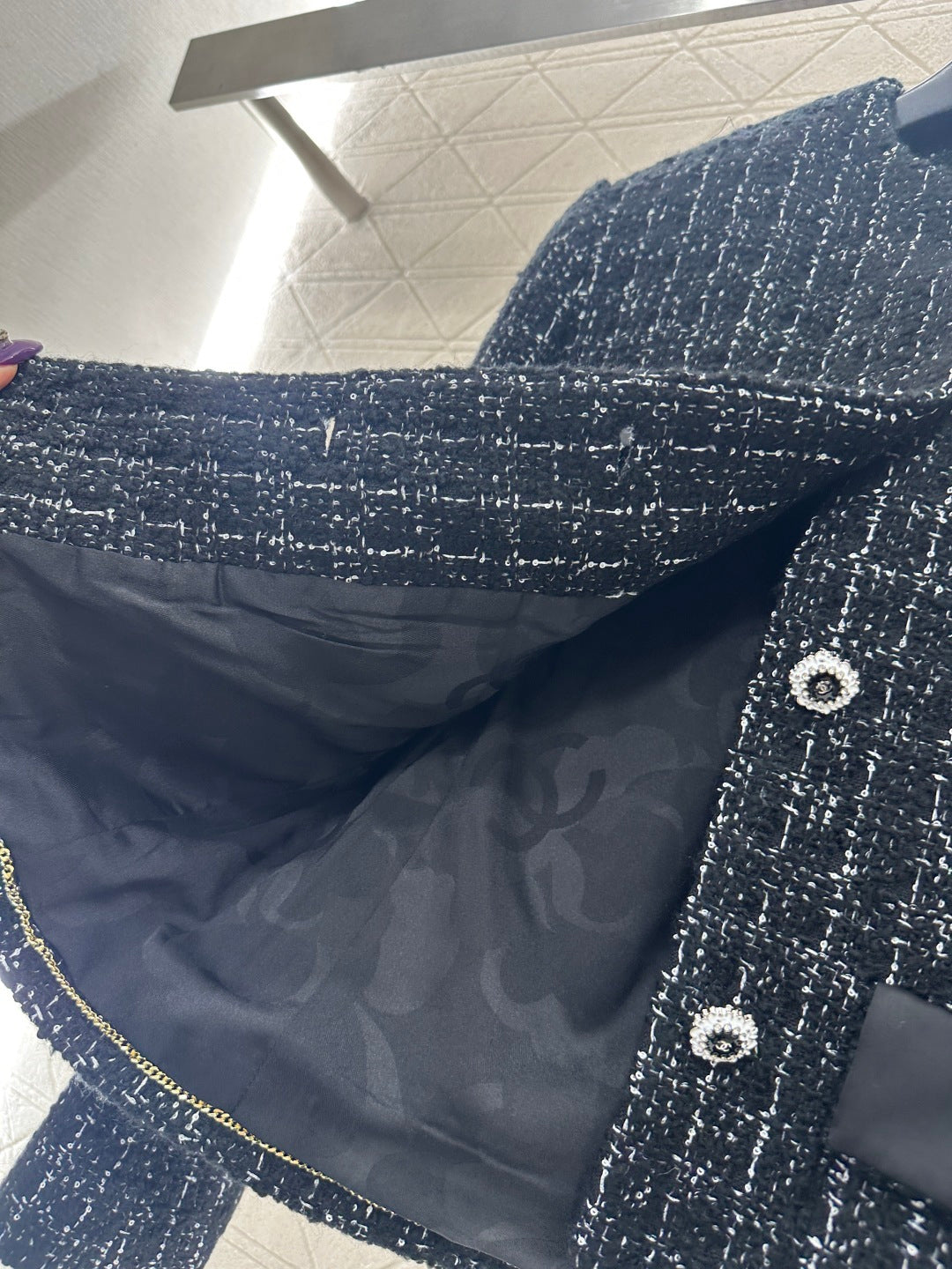 Woven Round Neck Dress Coat